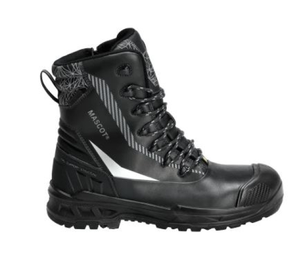 Sicherheitsstiefel S7S, Schnürsenkel, Schwarz