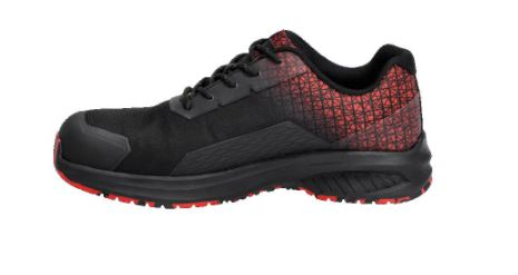 Sicherheitsschuhe S3S, Schnürsenkel, Schwarz/Rot