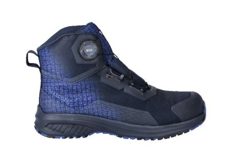 Sicherheitsstiefel S3S, BOA® Fit System, Schwarzblau/Azurblau