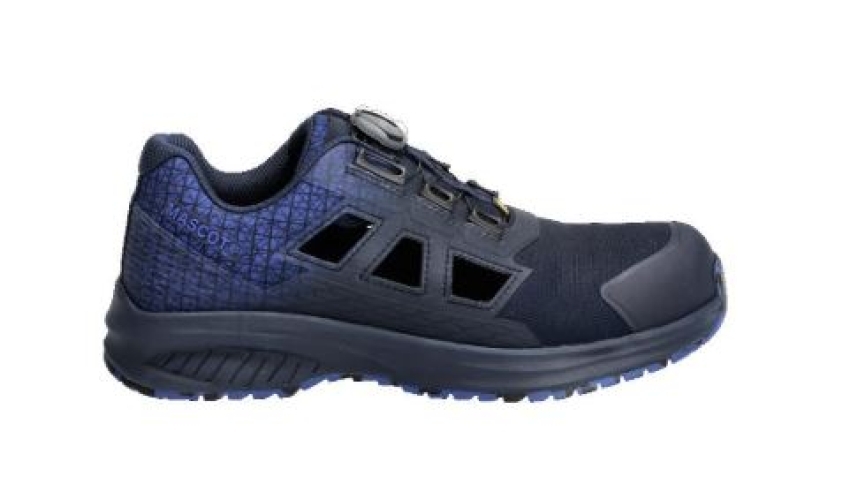 Sicherheitssandale S1PS, BOA® Fit System,Schwarzblau/Azurblau