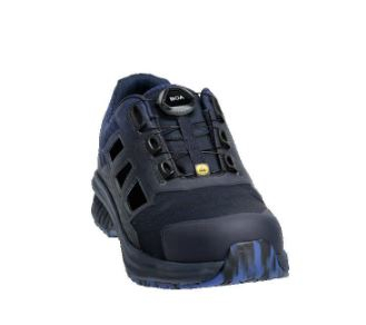 Sicherheitssandale S1PS, BOA® Fit System,Schwarzblau/Azurblau