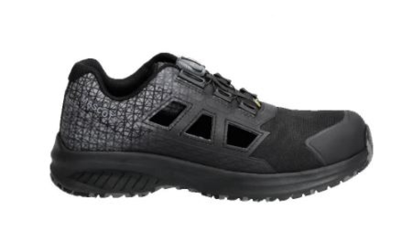 Sicherheitssandale S1PS, BOA® Fit System, Schwarz
