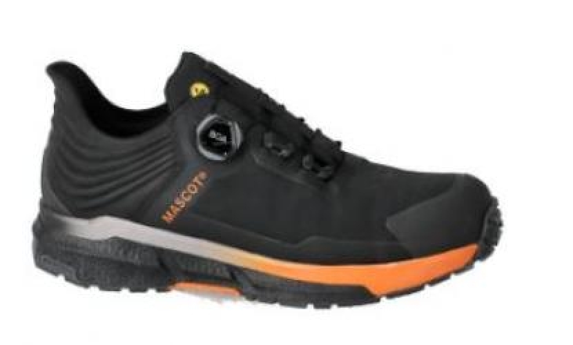 Sicherheitsschuhe S3S,BOA® Fit System, Schwarz/Orange