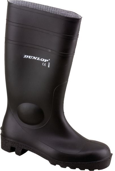 DUNLOP-Footwear, S5-PVC-Arbeits-Sicherheits-Gummi-Stiefel, Protomaster full safety, (45536), schwarz
