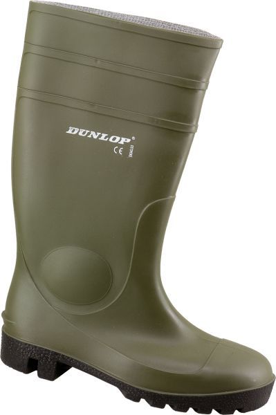DUNLOP-Footwear, S5-PVC-Arbeits-Sicherheits-Gummi-Stiefel, Protomaster full safety, (45537), grn