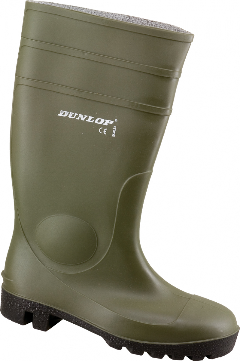 DUNLOP-Footwear, S5-PVC-Arbeits-Sicherheits-Gummi-Stiefel, Protomaster full safety, (45537), grün