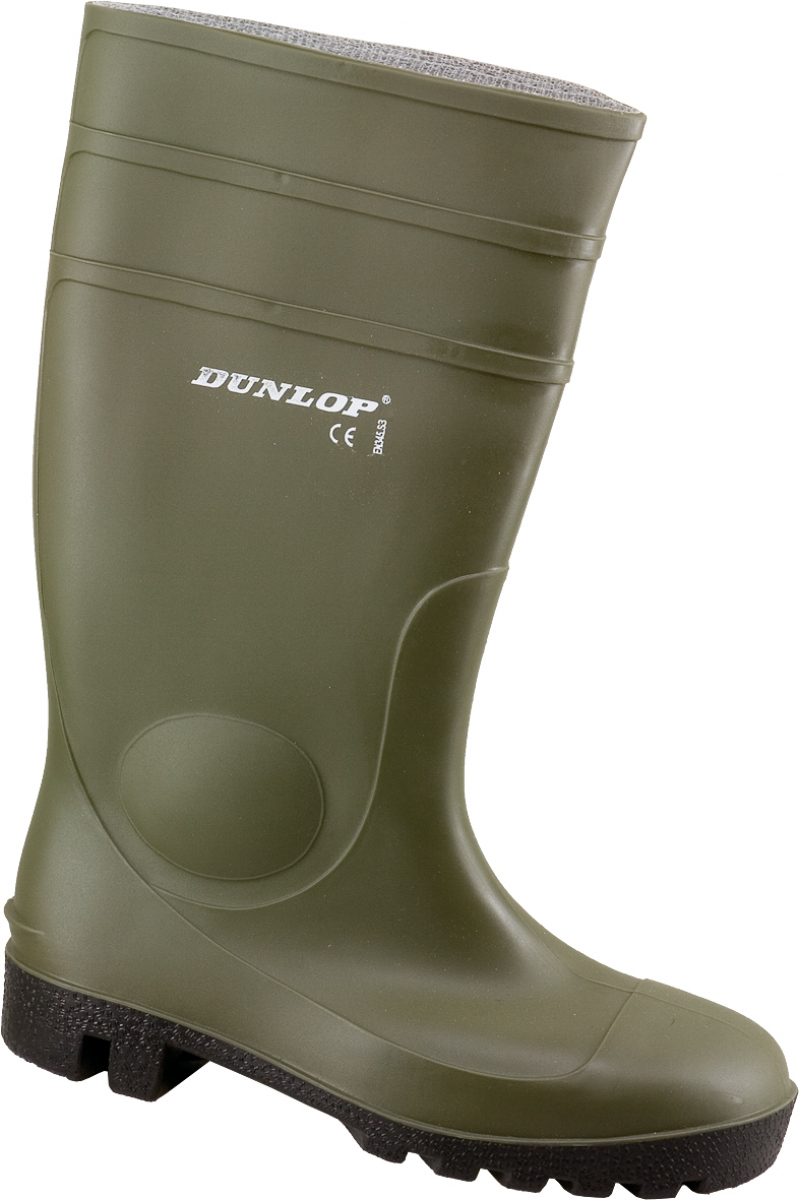 DUNLOP-Footwear, S5-PVC-Arbeits-Sicherheits-Gummi-Stiefel, Protomaster full safety, (45537), grn