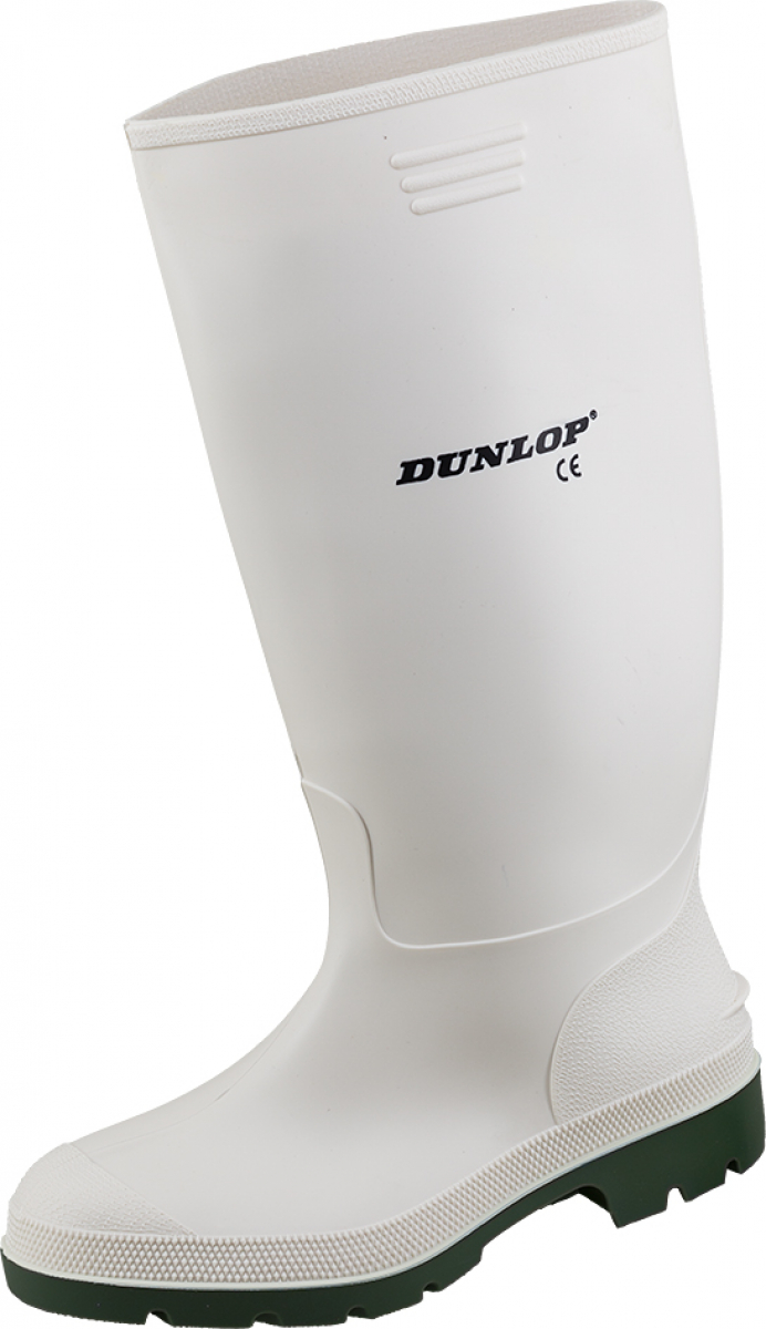 DUNLOP-Footwear, PVC-Arbeits-Gummi-Stiefel, Pricemastor, o. Kappe, (19520), weiß