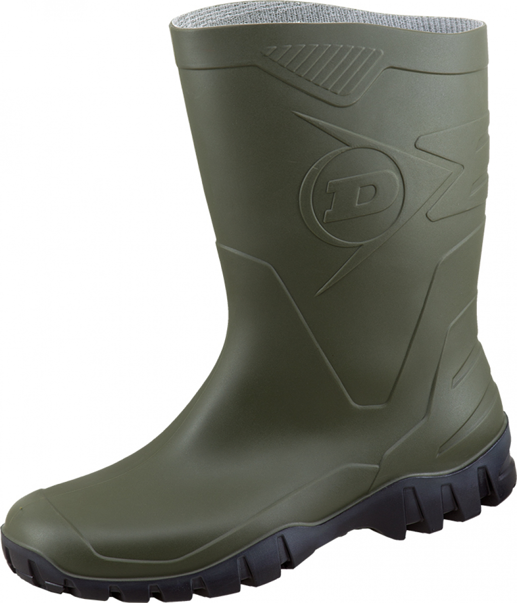 DUNLOP-Footwear, PVC-Arbeits-Gummi-Stiefel, DEE, o. Kappe, (1820), grn