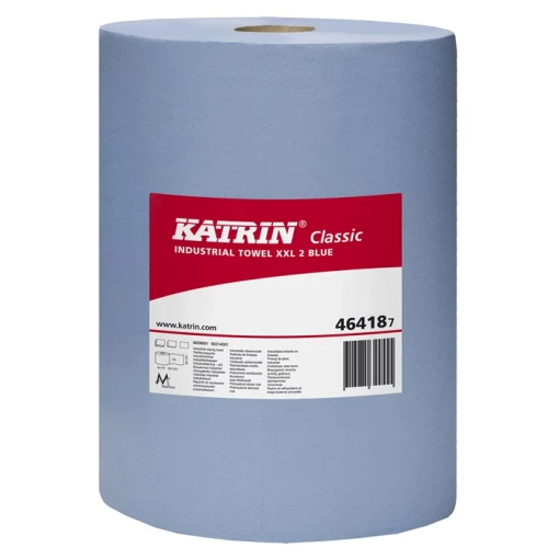 KATRIN-PUTZPAPIER-ROLLE, Classic XXL 2, blau, 2-lagig, 2x20 g, 2 Rollen á 1000 Tücher