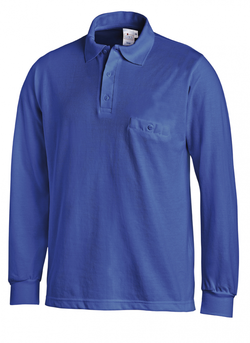 LEIBER-Worker-Shirts, Polo-Shirt 1/1 Arm königsblau