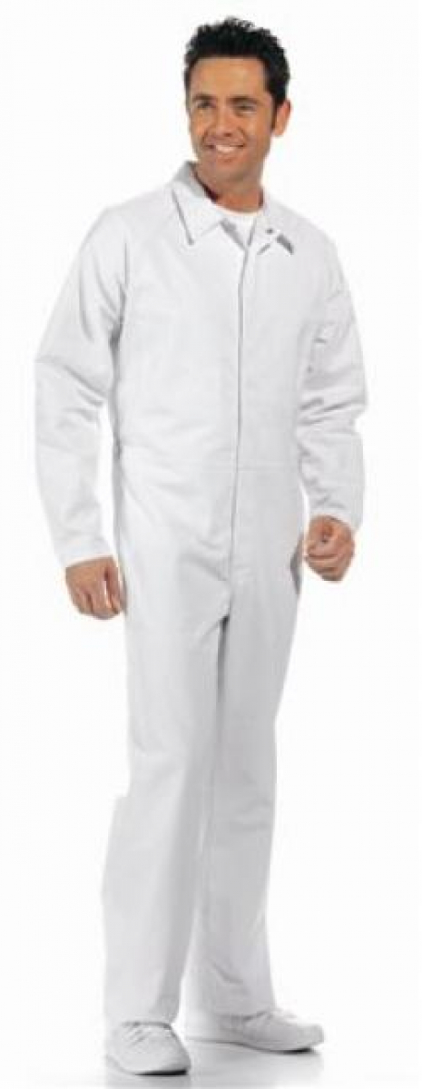 LEIBER-Workwear, Hygiene, Food-Arbeits-Berufs-Overall, MG245, HACCP-Hygiene-Bekleidung, weiß