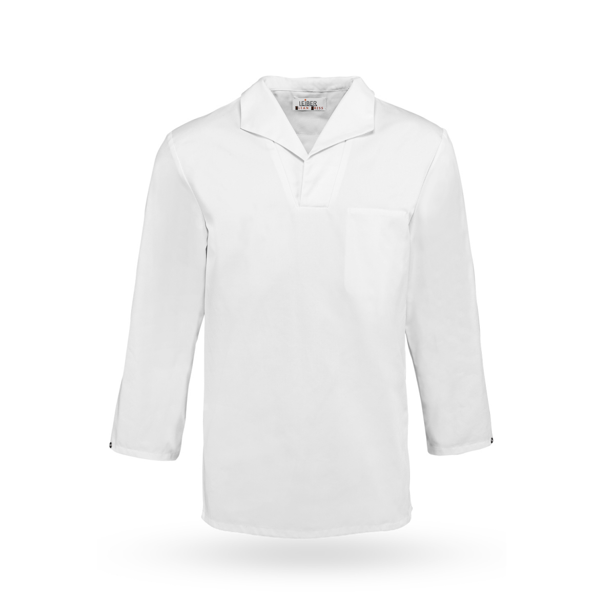 LEIBER-Schlupfjacke Unisex, ca. 245g/m², weiß