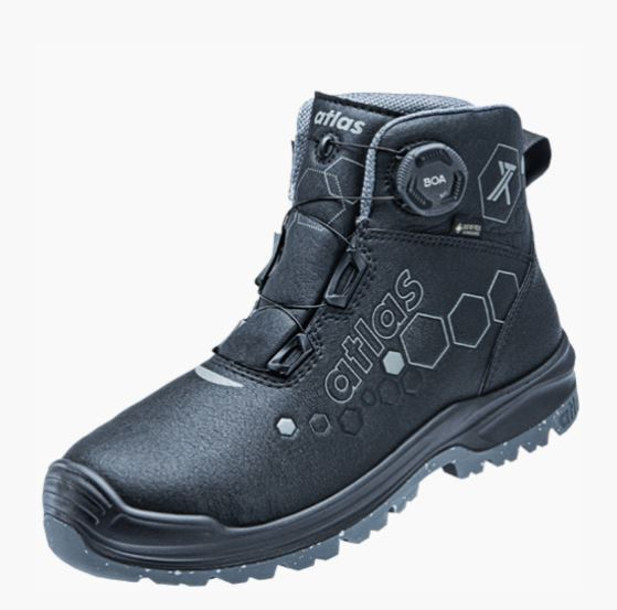 ATLAS-S3-Sicherheitsschnürstiefel, XT 550 BOA GTX, schwarz, Weite 10
