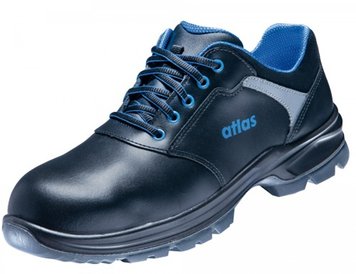 ATLAS-S2-Sicherheitshalbschuhe, TX 48, schwarz/blau