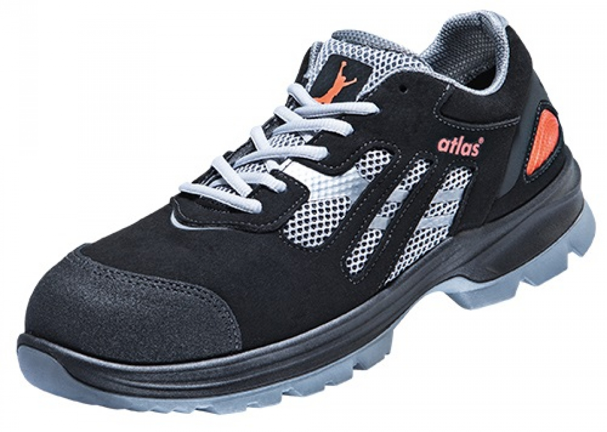 ATLAS-S1 Sicherheitshalbschuhe, FLASH 2000, Weite: 12, ESD, schwarz