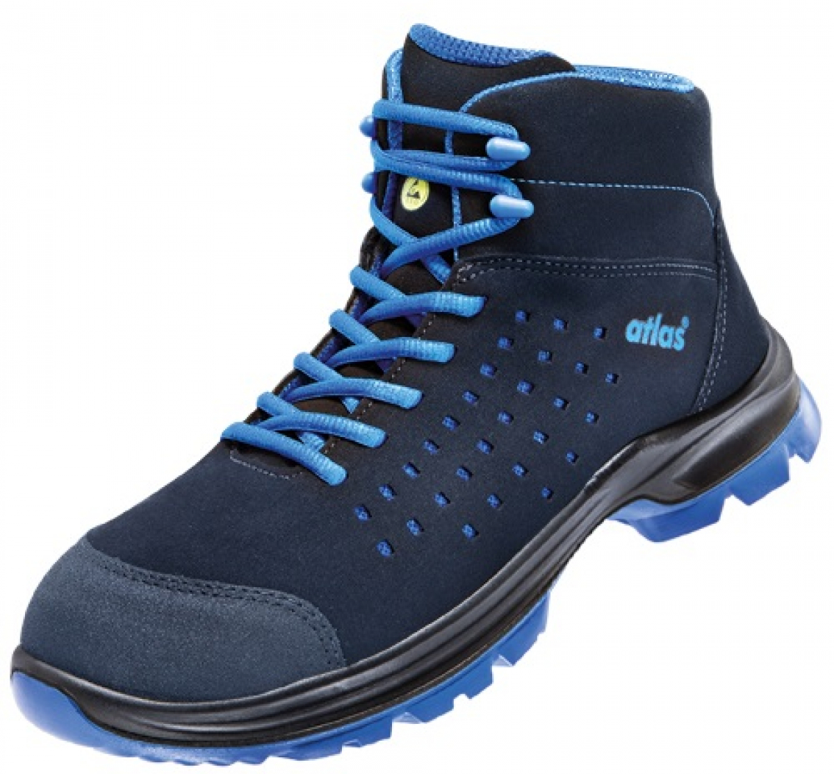 ATLAS-S1-Sicherheitshochschuhe, SL 82, blue, ESD, blau