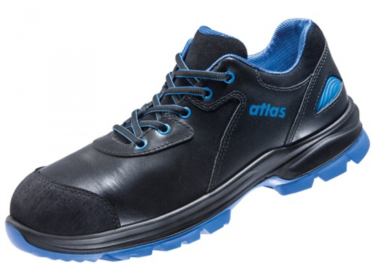 ATLAS-S2-Sicherheitshalbschuhe, SL 64 blue, ESD, schwarz/blau