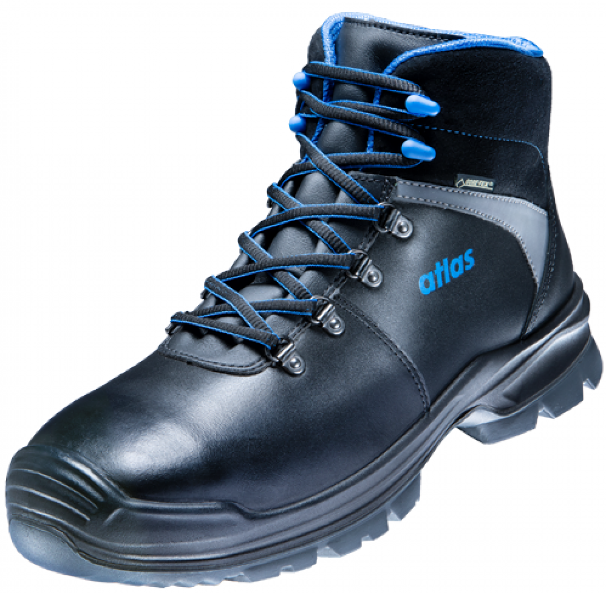 ATLAS-S3-Sicherheitsschuhe, GTX 785 GORE-TEX, Weite 10, schwarz/blau