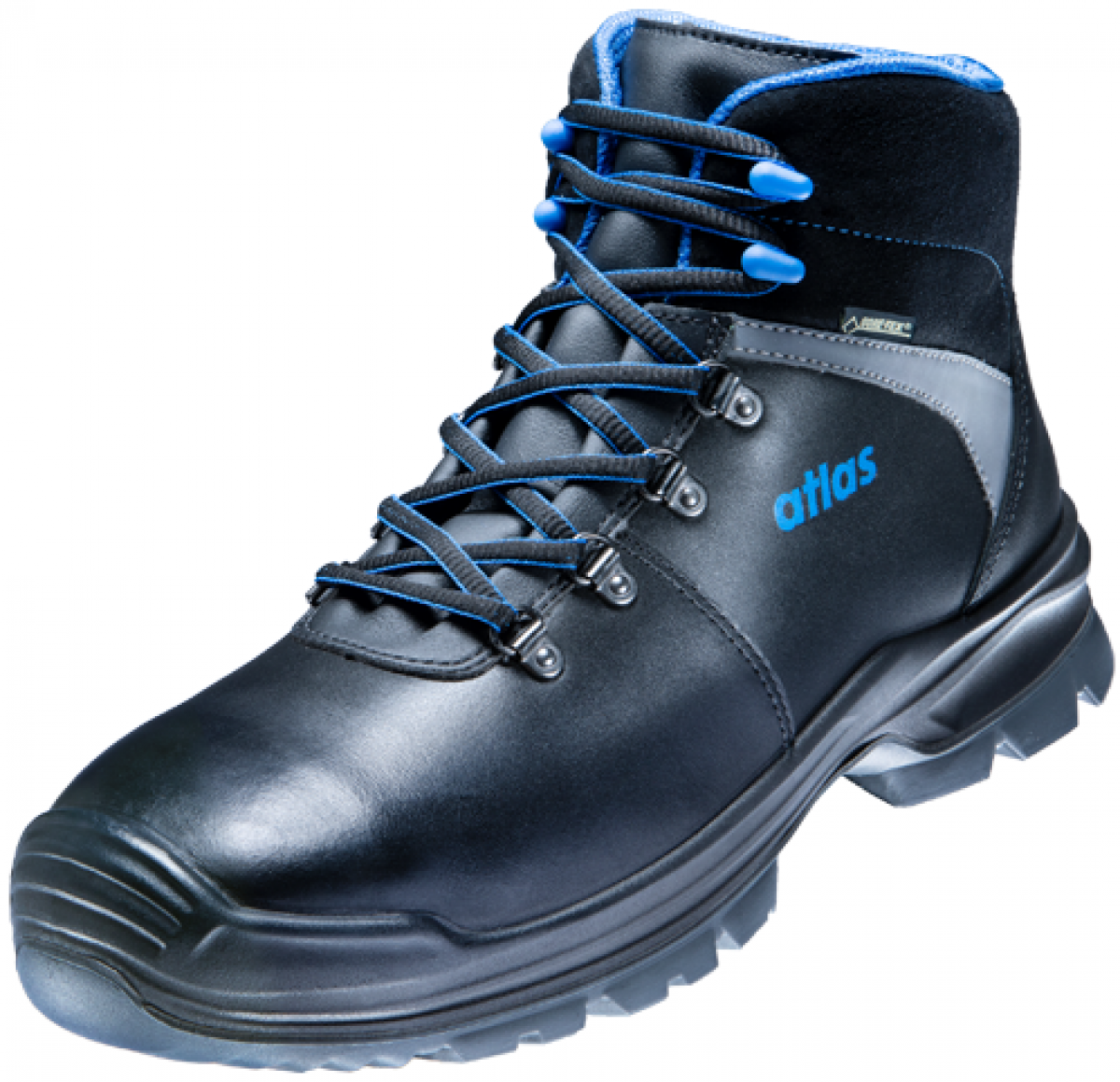 ATLAS-S3-Sicherheitsschuhe, GTX 785 GORE-TEX, W12, Weite 12, schwarz/blau