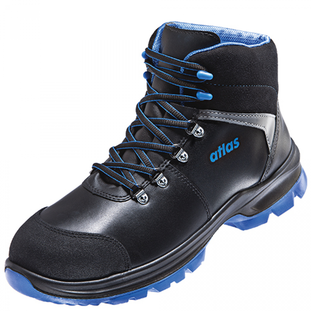 ATLAS-S2-Sicherheitshochschuhe, SL 84 blue, ESD, schwarz/blau