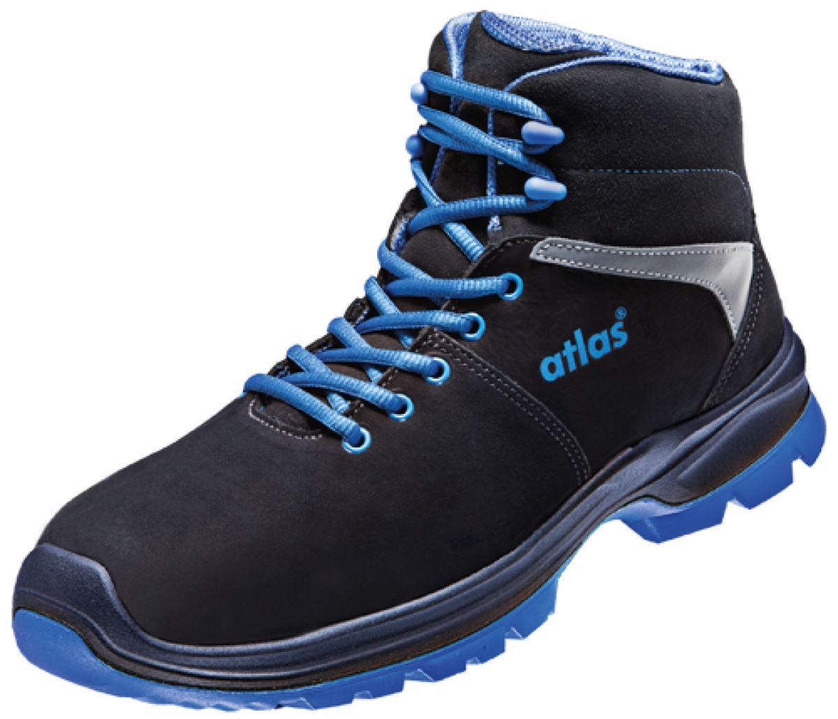 ATLAS-S2-Sicherheitsschuhe, ERGO-MED 80, ESD, Weite 12, schwarz/blau