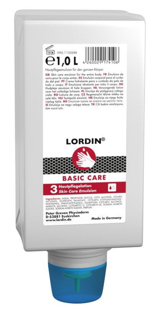GREVEN-Hygiene, Lordin Basic Care, Varioflasche, 1ltr., VE = 1 Pkg.  6 Stk.