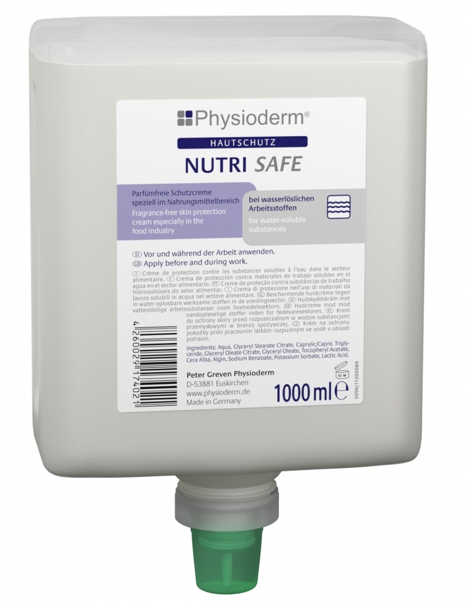 GREVEN-Hygiene, Hautschutz-Lotion, Nutri Safe`, 1000 ml Neptuneflasche