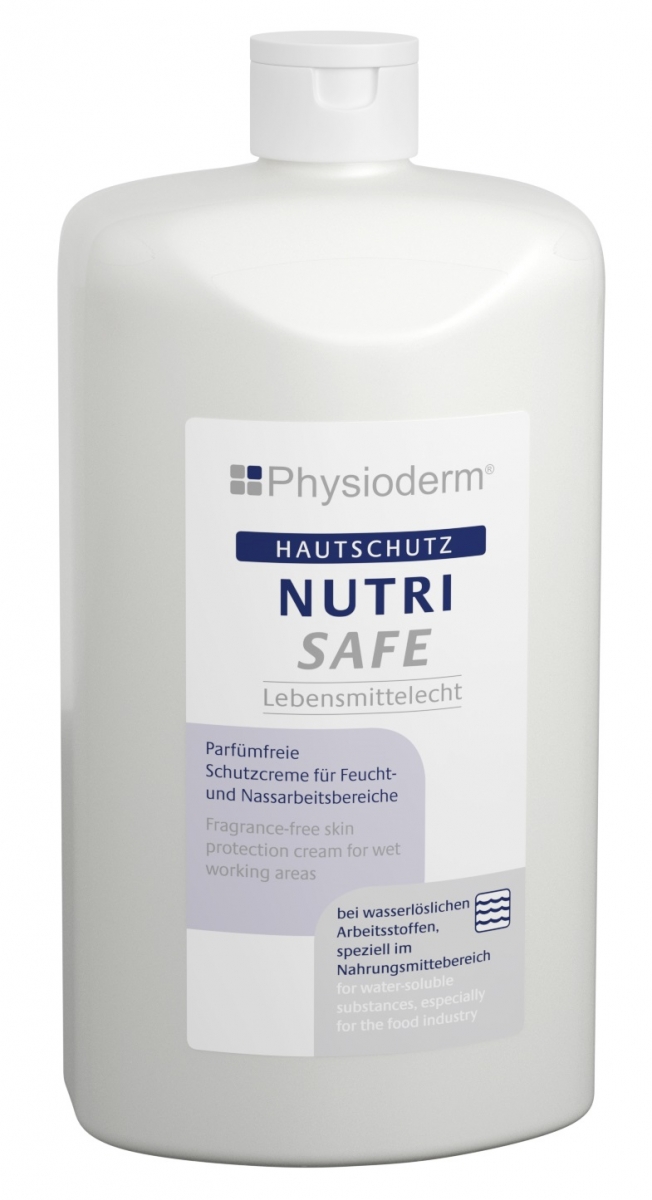 GREVEN-Hygiene, HAUTSCHUTZCREME, `Ligana Nutri-safe`, 500 ml Hartflasche