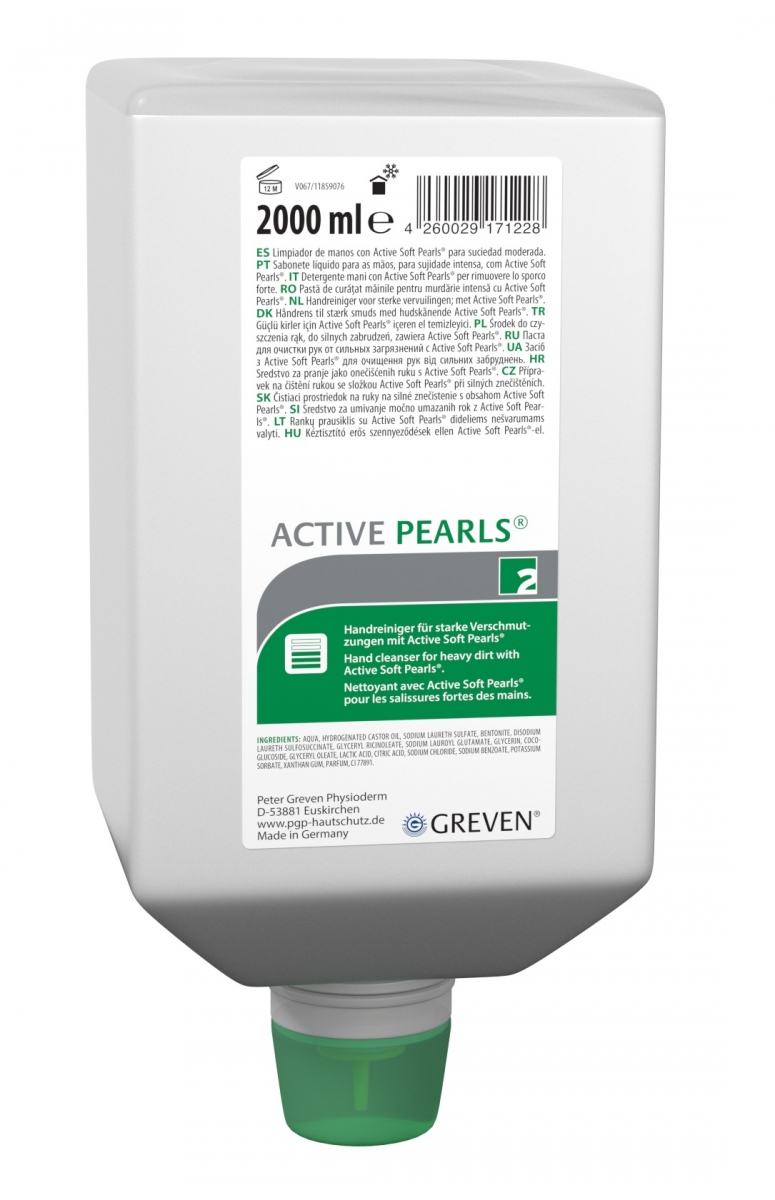 GREVEN-Hygiene, HANDREINIGER, `Ivraxo Active Pearls`, 2000 ml Varioflasche