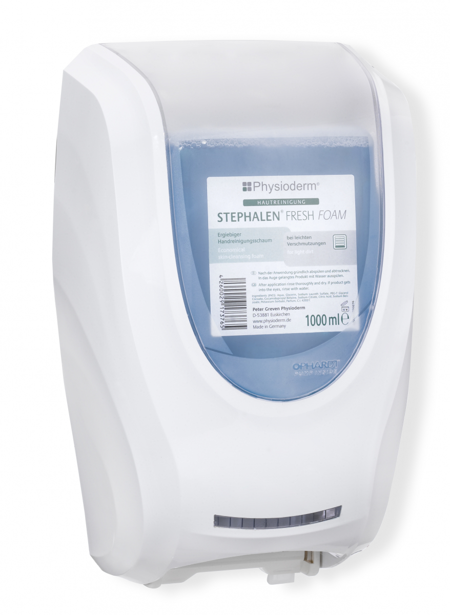 GREVEN-Hygiene, SPENDER, `Neptune`, touchless, weiß, ohne Batterien, für 1000 ml Neptuneflasche