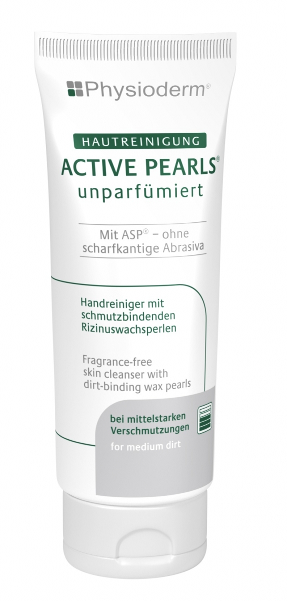 GREVEN-Hygiene, HAUTREINIGUNG, `Physioderm active pearls`, unparfmiert, 200 ml Tubenflasche