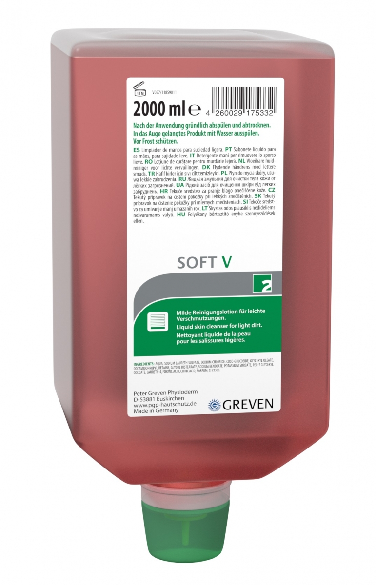 GREVEN-Hygiene, REINIGUNGSLOTION, `Ivraxo soft V`, 2000 ml Varioflasche