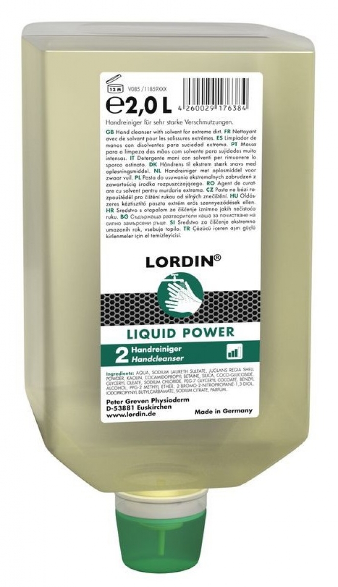 GREVEN-Hygiene, HAUTREINIGUNG, `Lordin Liquid Power`, 2000 ml Varioflasche