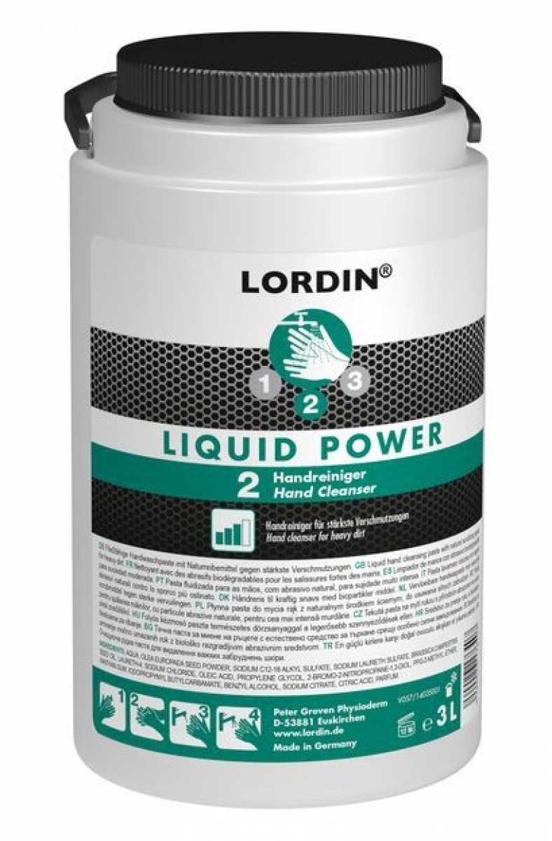 GREVEN-Hygiene, HAUTREINIGUNG, `Lordin Liquid Power`, 3 Liter PE-Dose