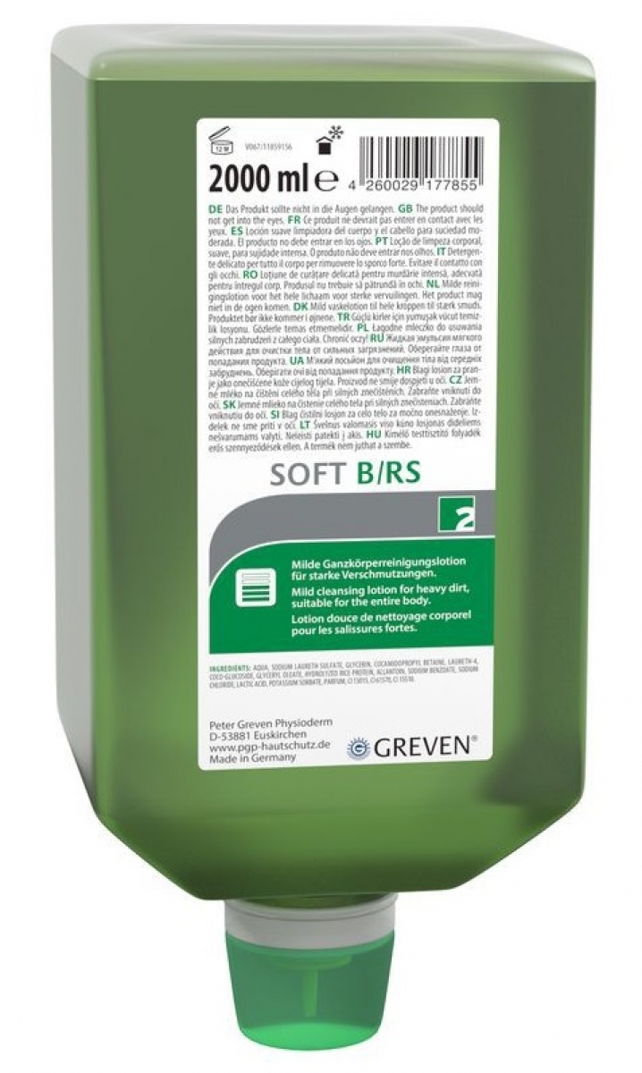 GREVEN-Hygiene, REINIGUNGSLOTION, `Ivraxo soft B/RS`, 2 ltr. Varioflasche