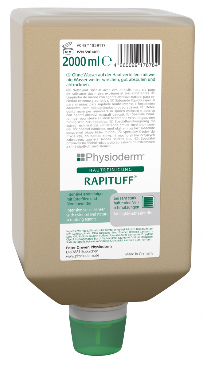 GREVEN-Hygiene, HAUTREINIGUNG, `Rapituff`, 2000 ml Varioflasche