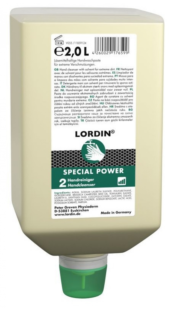 GREVEN-Hygiene, HAUTREINIGUNG, `Lordin Special Power`, 2000 ml Varioflasche