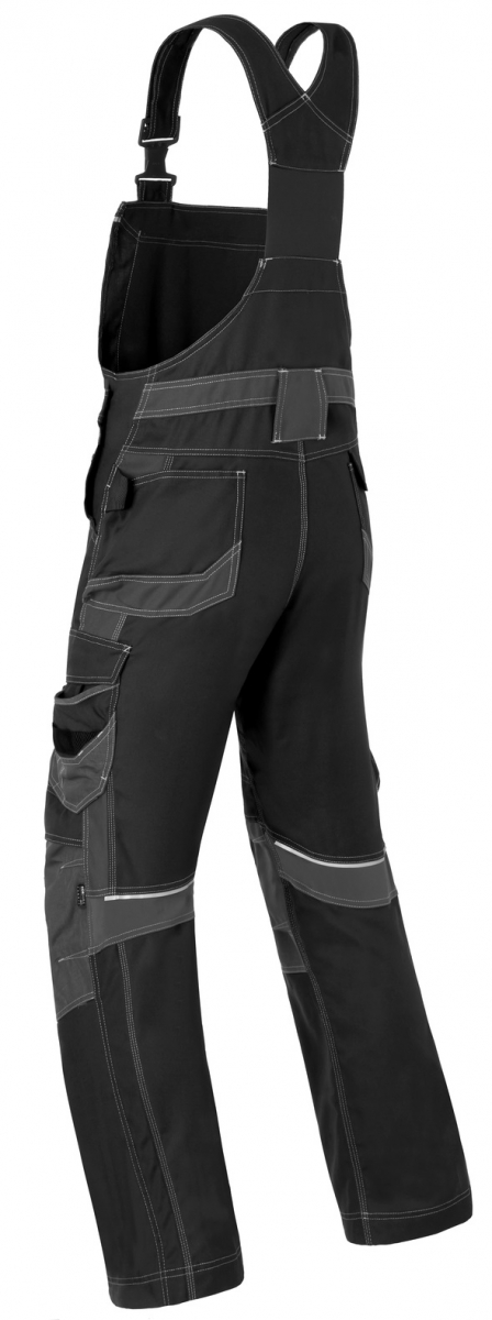 HAVEP-Latzhose, 260 g/m², schwarz/kohlengrau