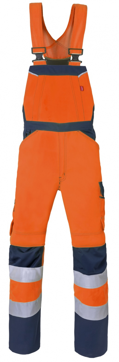 HAVEP-Warnschutz-Latzhose, 290 g/m, fluor-orange/marine