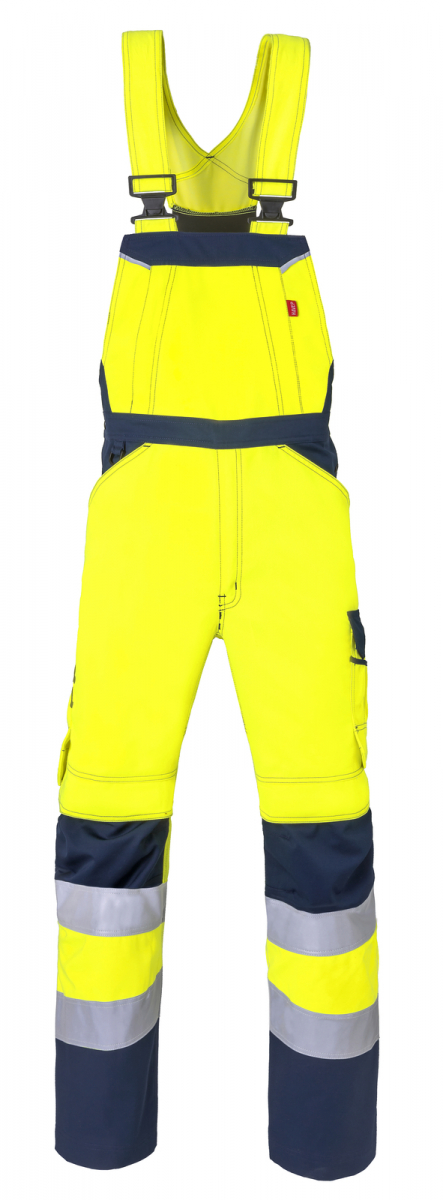 HAVEP-Warnschutz-Latzhose, 290 g/m, fluor-gelb/marine