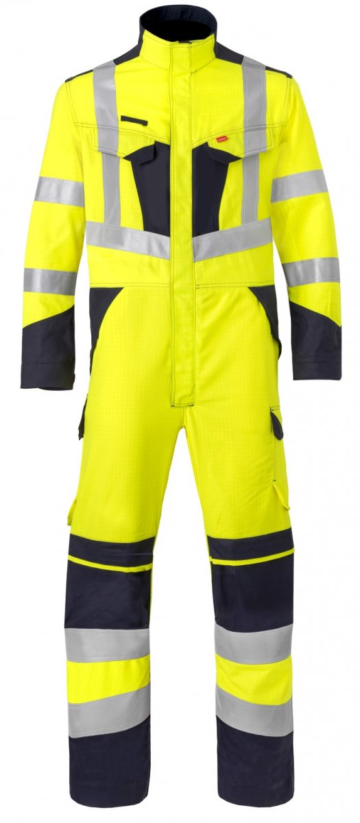 HAVEP-Overall, 300 g/m, leuchtgelb/marine