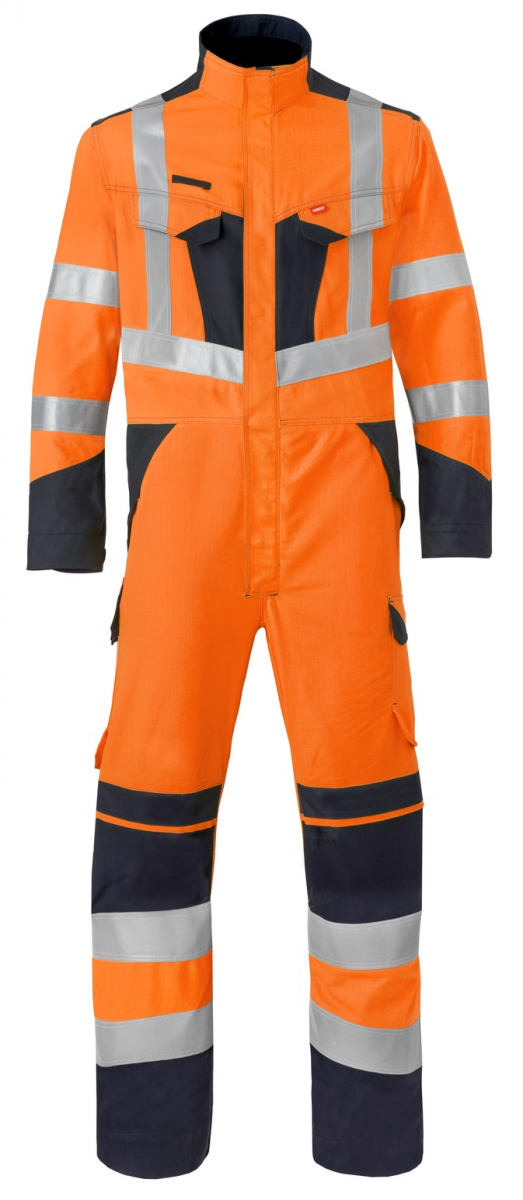 HAVEP-Overall, 300 g/m, leuchtorange/marine