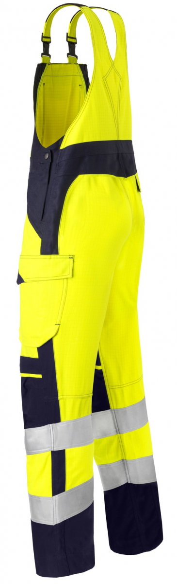 HAVEP-Latzhose, 300 g/m², leuchtgelb/marine