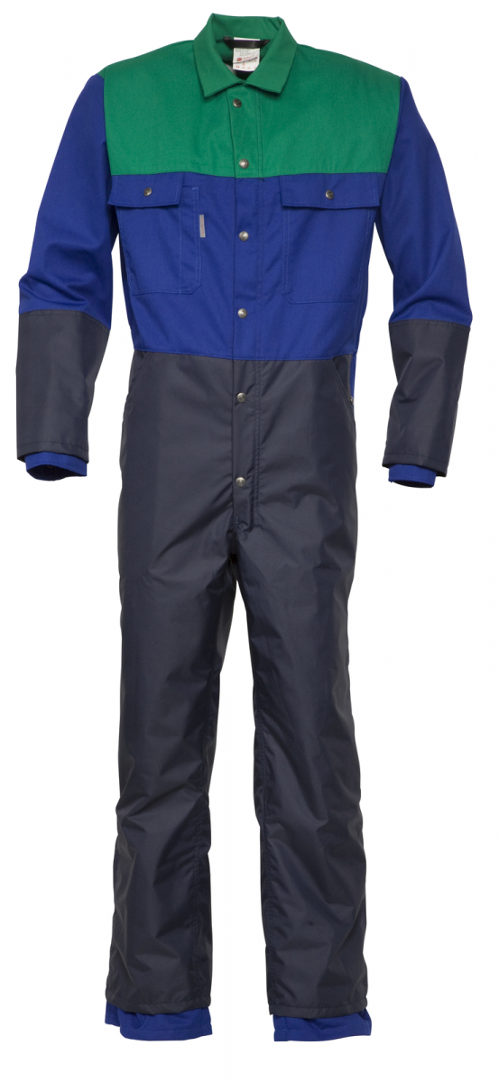 HAVEP-Allzweck-Overall, 245 g/m², kornblau/apfelgrün/marine