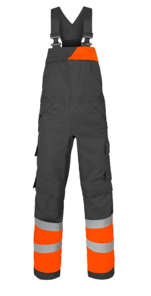 HAVEP-Latzhose, Multi Protector, charcoal/warnorange