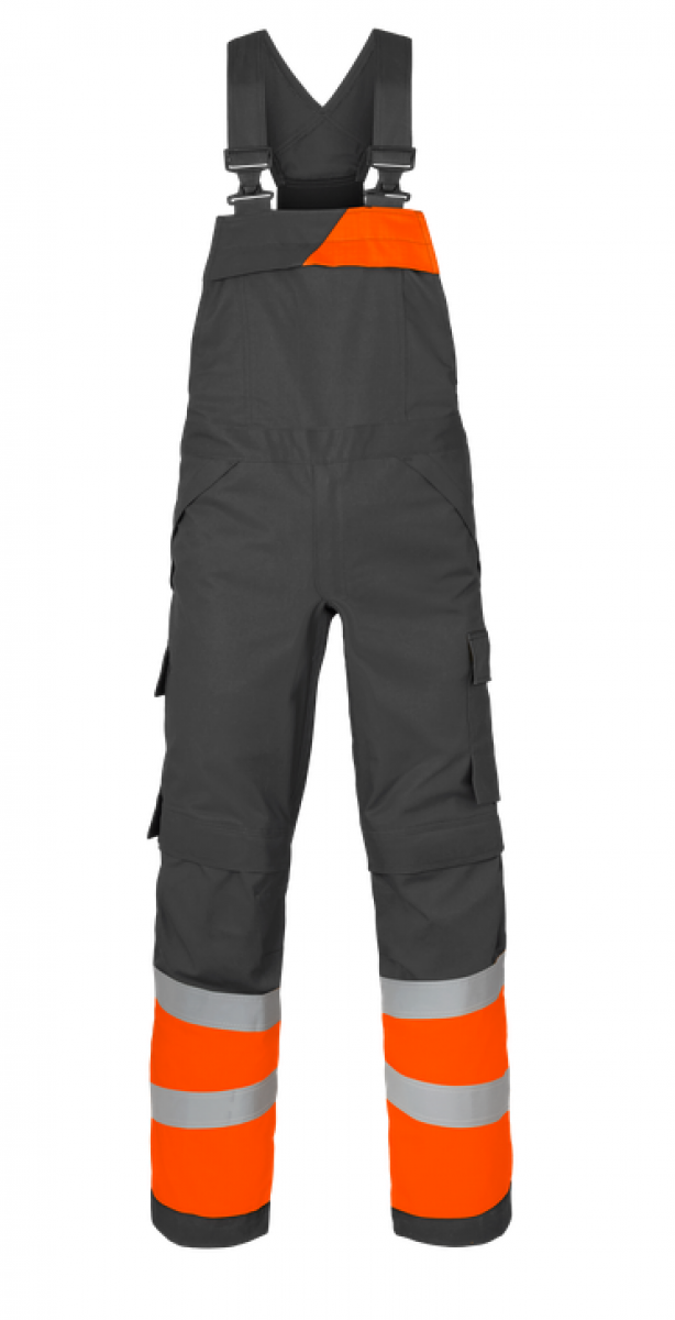 HAVEP-Latzhose, Multi Protector, charcoal/warnorange