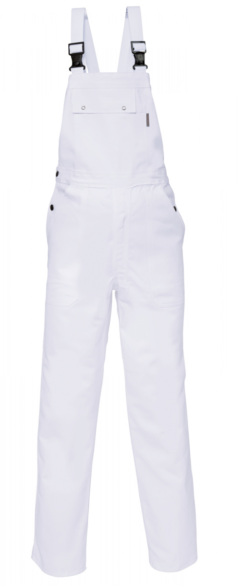 HAVEP-Latzhose, 285 g/m², weiß