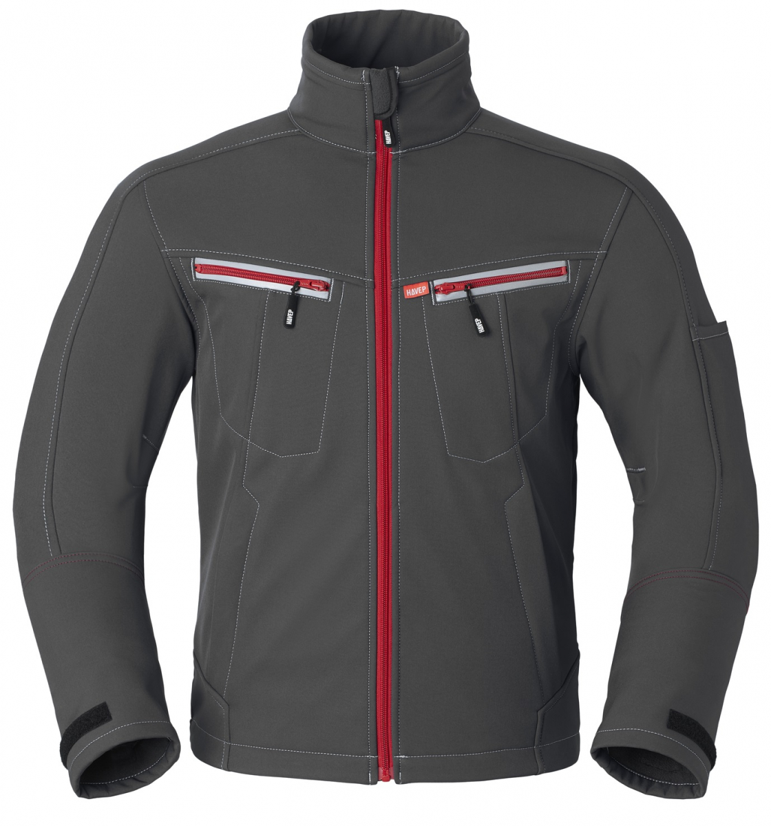 HAVEP-Softshell-Jacke, 320 g/m, kohlengrau