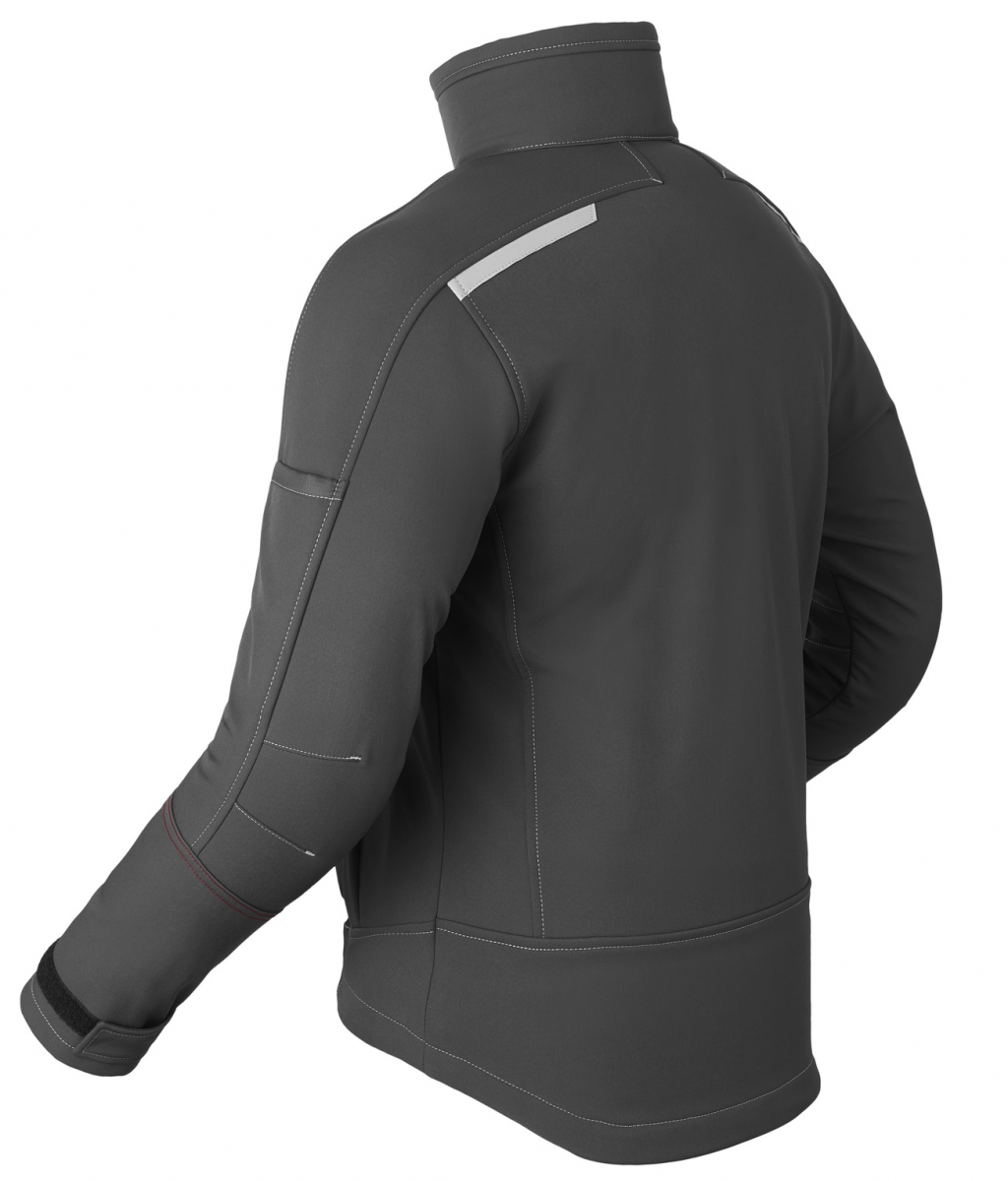 HAVEP-Softshell-Jacke, 320 g/m², kohlengrau